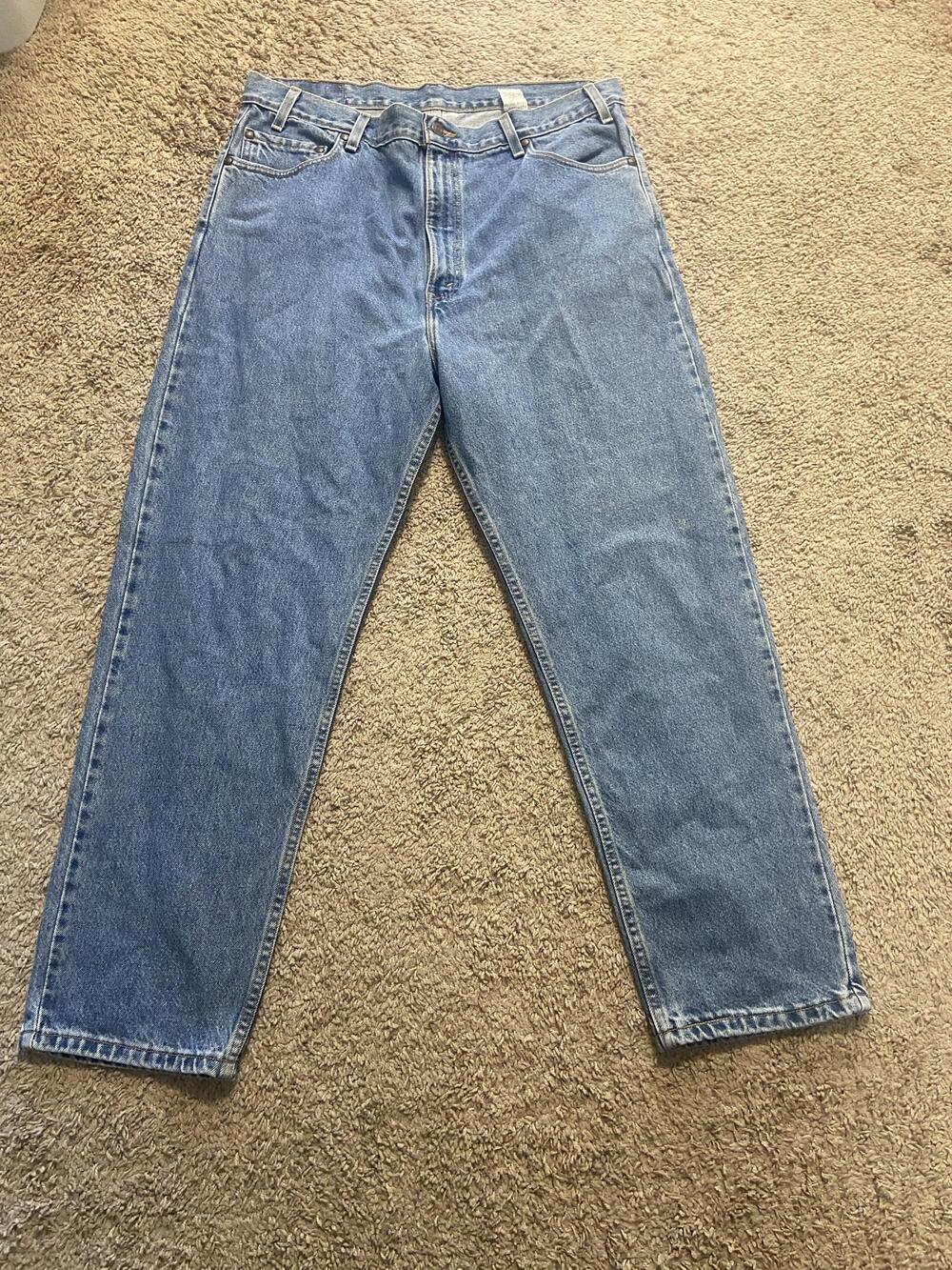 Vintage Levis 540 Jeans Mens 38x29 Blue Med Wash Relaxed Tapered Made USA 90s